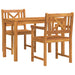 Set de masă pentru grădină 3 pcs Maro Lemn Solid de Acacia - WALTI WALTI