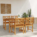 Set de masă pentru grădină 5 pcs Maro Lemn Solid de Acacia - WALTI WALTI