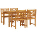 Set de masă pentru grădină 5 pcs Maro Lemn Solid de Acacia - WALTI WALTI