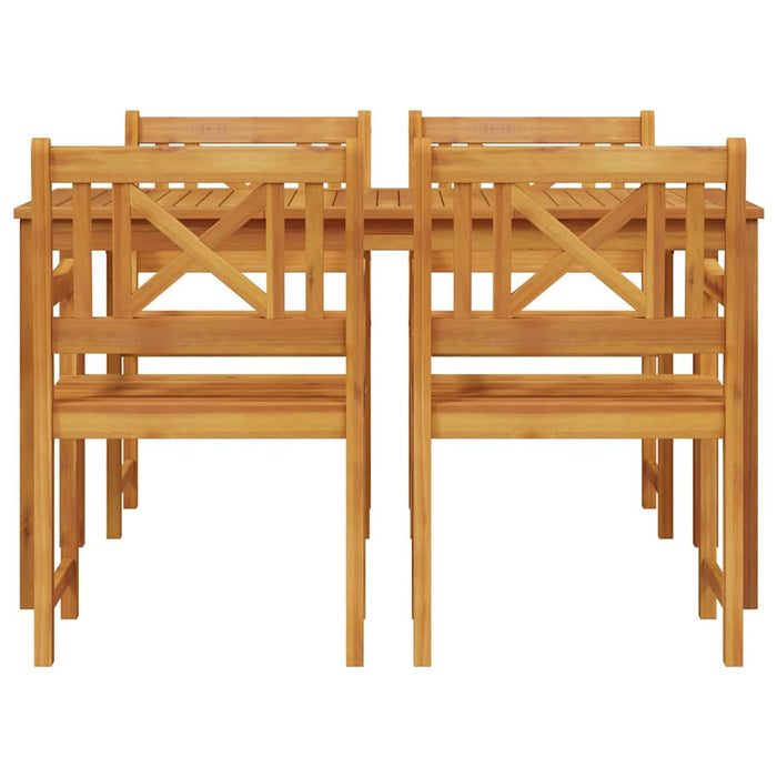Set de masă pentru grădină 5 pcs Maro Lemn Solid de Acacia - WALTI WALTI