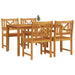 Set de masă pentru grădină 5 pcs Maro Lemn Solid de Acacia - WALTI WALTI