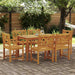 Set de masă pentru grădină 7 pcs Maro Lemn Solid de Acacia - WALTI WALTI