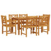 Set de masă pentru grădină 7 pcs Maro Lemn Solid de Acacia - WALTI WALTI