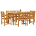 Set de masă pentru grădină 7 pcs Maro Lemn Solid de Acacia - WALTI WALTI