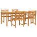 Set de masă pentru grădină 5 pcs Maro lemn masiv de acacia - WALTI WALTI