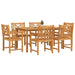 Set de masă pentru grădină 7 pcs Maro lemn masiv de acacia - WALTI WALTI