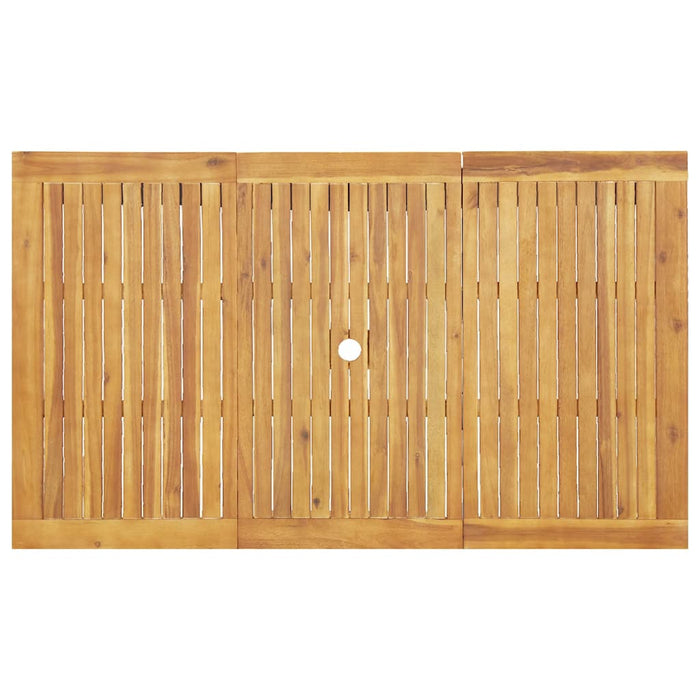 Set de masă pentru grădină 7 pcs Maro lemn masiv de acacia - WALTI WALTI