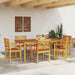 Set de masă pentru grădină 7 pcs Maro lemn masiv de acacia - WALTI WALTI