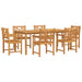 Set de masă pentru grădină 7 pcs Maro lemn masiv de acacia - WALTI WALTI