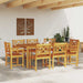 Set de masă pentru grădină 9 pcs Maro Lemn Solid de Acacia - WALTI WALTI