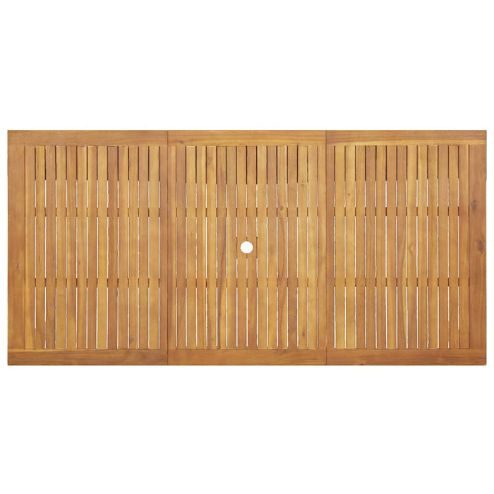 Set de masă pentru grădină 9 pcs Maro Lemn Solid de Acacia - WALTI WALTI