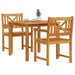 Set de dining pentru grădină , 3 piese, lemn masiv de acacia - WALTI WALTI