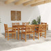 Set de masă pentru grădină 7 pcs Maro Lemn Solid de Acacia - WALTI WALTI