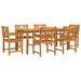 Set de masă pentru grădină 7 pcs Maro Lemn Solid de Acacia - WALTI WALTI