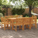 Set de masă pentru grădină 9 pcs Maro Lemn Solid de Acacia - WALTI WALTI