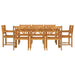 Set de masă pentru grădină 9 pcs Maro Lemn Solid de Acacia - WALTI WALTI