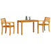 Set de masă pentru grădină 3 pcs Maro Lemn masiv de acacia - WALTI WALTI