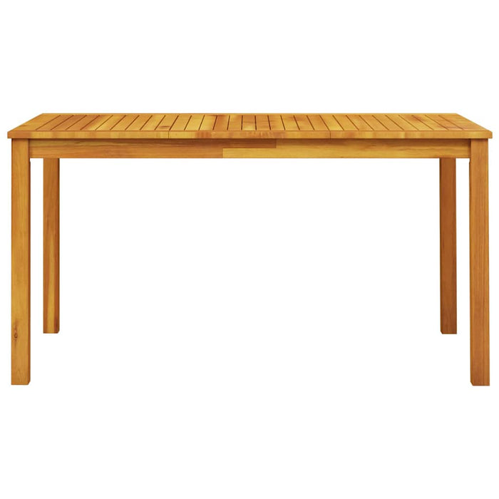 Set de dining 5 pcs Maro 140 x 80 x 74 cm Lemn masiv de acacia - WALTI WALTI