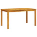 Set de Servit Masa în Grădină 7 pcs Maro 140 x 80 x 74 cm - WALTI WALTI