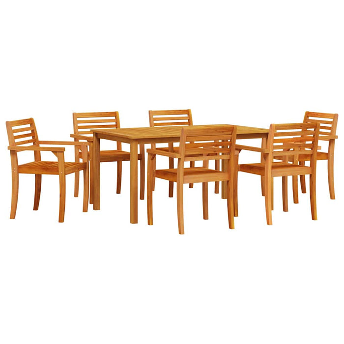 Set de dining pentru grădină 7 pcs Maro 150 x 90 x 74 cm - WALTI WALTI