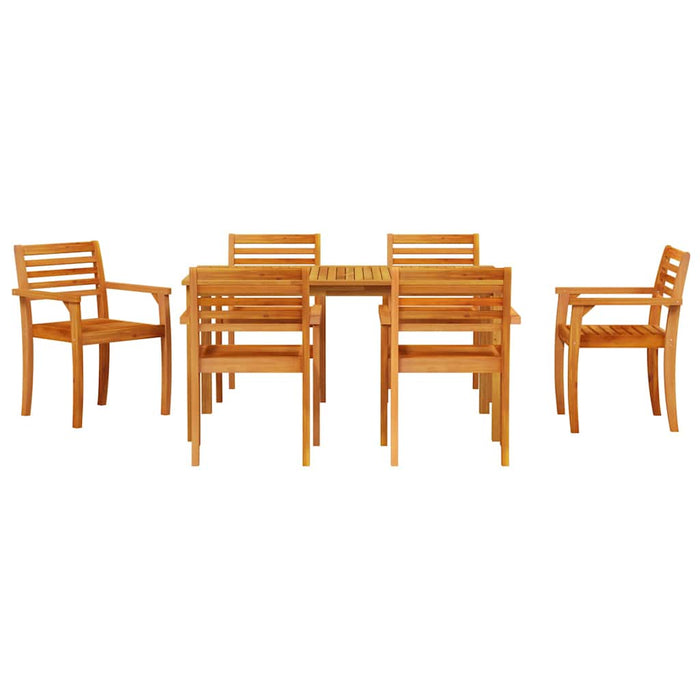 Set de dining pentru grădină 7 pcs Maro 150 x 90 x 74 cm - WALTI WALTI