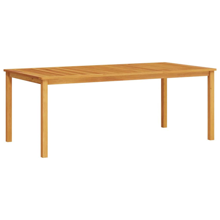 Set de dining pentru grădină 7 pcs Natural 200 x 100 x 74 cm - WALTI WALTI