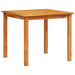 Set de dining pentru grădină 3 pcs Lemn Natural 85 x 85 x 75 cm - WALTI WALTI