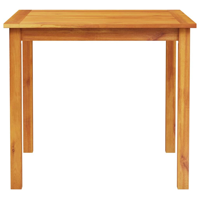 Set de dining pentru grădină 3 pcs Lemn Natural 85 x 85 x 75 cm - WALTI WALTI