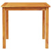 Set de dining pentru grădină 5 pcs Lemn natural 85 x 85 x 75 cm - WALTI WALTI