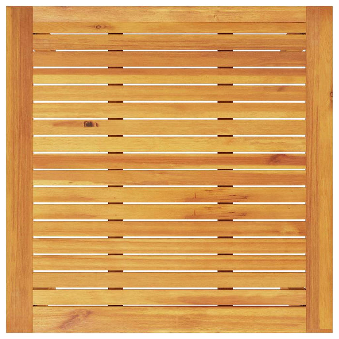 Set de dining pentru grădină 5 pcs Lemn natural 85 x 85 x 75 cm - WALTI WALTI