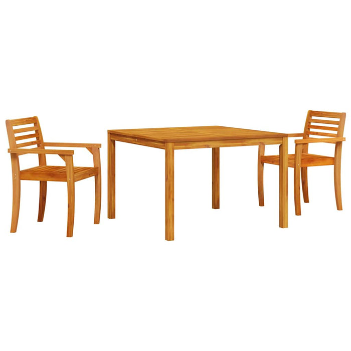 Set Dining Grădină 3 pcs Maro 110 x 110 x 75 cm - WALTI WALTI
