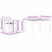 Set Dining Grădină 3 pcs Maro 110 x 110 x 75 cm - WALTI WALTI