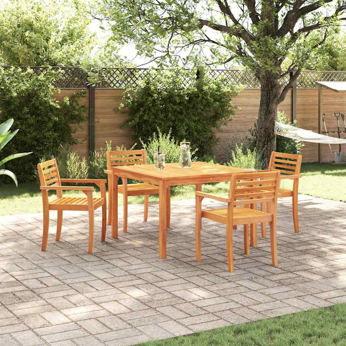 Set de dining pentru grădină 5 pcs Maro 110 x 110 x 75 cm - WALTI WALTI