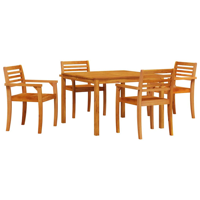 Set de dining pentru grădină 5 pcs Maro 110 x 110 x 75 cm - WALTI WALTI