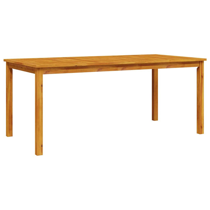 Set mese grădină 7 pcs Natural 180 x 90 x 75 cm - WALTI WALTI