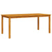 Set de masă de dining 9 pcs Natural 180 x 90 x 75 cm - WALTI WALTI