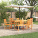 Set de dining pentru grădină 5 pcs Maro mare - WALTI WALTI