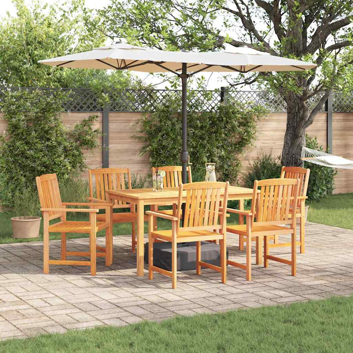 Set de Dining 7 pcs Maro Mare Lemn Solid de Acacia - WALTI WALTI