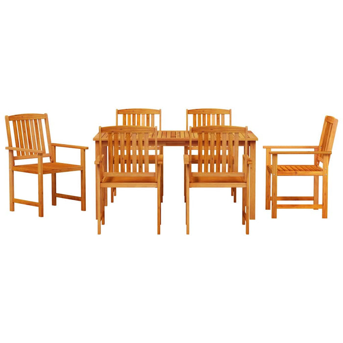 Set de Dining 7 pcs Maro Mare Lemn Solid de Acacia - WALTI WALTI