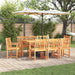 Set de dining pentru grădină 7 pcs 200 x 100 x 75 cm - WALTI WALTI