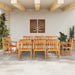Set de dining pentru grădină 7 pcs 200 x 100 x 75 cm - WALTI WALTI