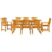 Set de dining pentru grădină 7 pcs 200 x 100 x 75 cm - WALTI WALTI