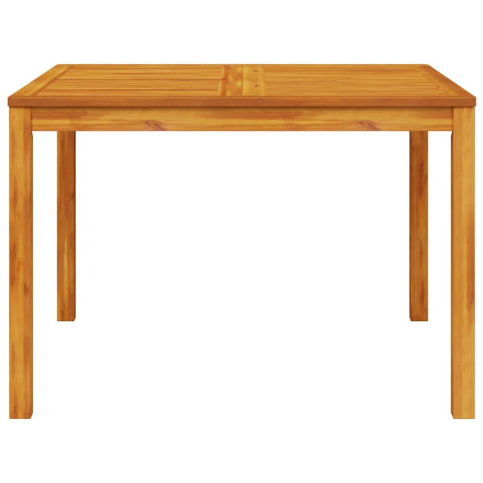 Set de masă pentru exterior 5 pcs Lemn natural 90 x 90 x 74 cm - WALTI WALTI