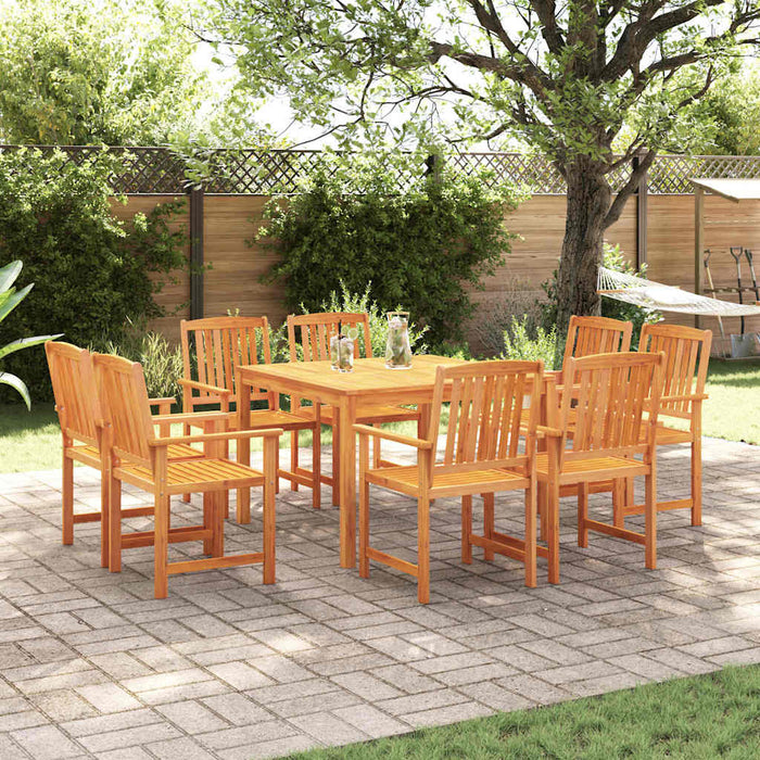Set de masă pentru grădină 9 pcs Maro Lemn Solid de Acacia - WALTI WALTI
