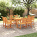 Set de masă pentru grădină 9 pcs Maro Lemn Solid de Acacia - WALTI WALTI