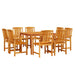 Set de masă pentru grădină 9 pcs Maro Lemn Solid de Acacia - WALTI WALTI