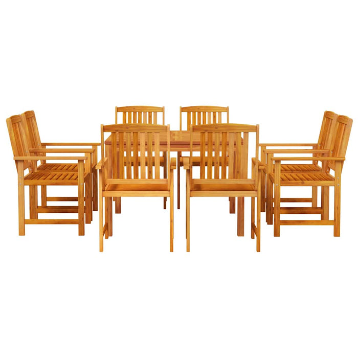 Set de masă pentru grădină 9 pcs Maro Lemn Solid de Acacia - WALTI WALTI