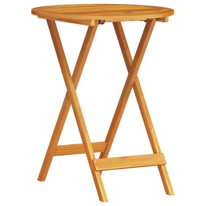 Set de Mobilier de Aer Liber 3 pcs Lemn Natural 60 x 60 x 75 cm - WALTI WALTI