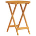 Set de Mobilier de Aer Liber 3 pcs Lemn Natural 60 x 60 x 75 cm - WALTI WALTI