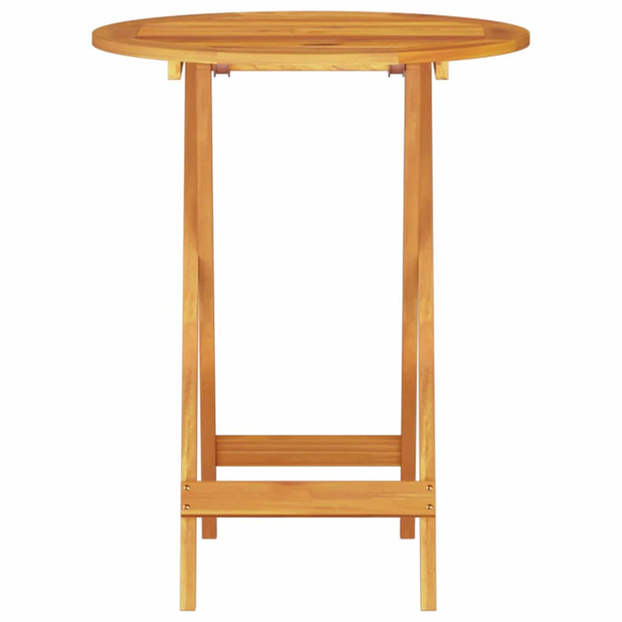 Set de Mobilier de Aer Liber 3 pcs Lemn Natural 60 x 60 x 75 cm - WALTI WALTI